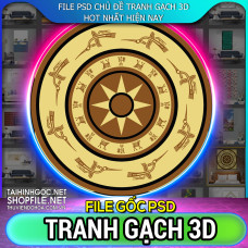 File psd gạch 3d 2023